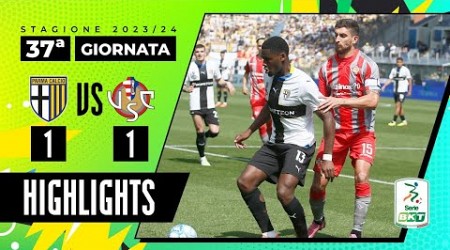 Parma vs Cremonese 1-1 | Il Parma festeggia con i suoi tifosi | HIGHLIGHTS SERIE BKT 2023 - 2024