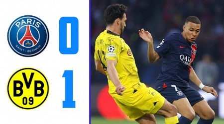 Résumé : PSG contre Dortmund 0 - 1 | Ligue des champions de l&#39;UEFA 2023/24