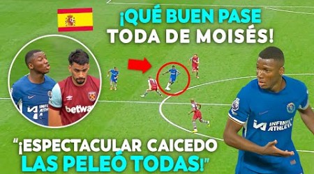 prensa Española ALUCINA con TREMENDO PARTIDAZO de Moisés Caiᴄᴇᴅᴏ ante ᴡᴇꜱᴛ ʜᴀᴍ &quot;CUÁNTO HA MEJORADO!&quot;