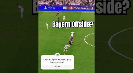 Bayern Munich&#39;s offside goal vs. Real Madrid ❌️ | De Ligt disallowed unfairly? #championsleague