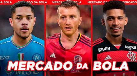 QUAL O NOVO TIME DE MARCO REUS?│VITOR ROQUE INTERESSA AO NAPOLI e+ - Mercado da Bola 2024