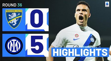 FROSINONE-INTER 0-5 | HIGHLIGHTS | Lautaro back to scoring ways | Serie A 2023/24