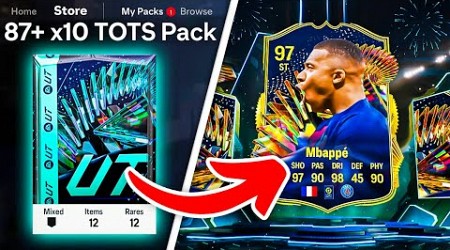 87+ x10 LIGUE 1 TOTS PACKS! 