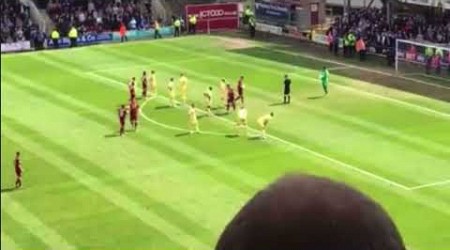 Tony McMahon pen kick goal vs millwall 15th may 2016 #bcafc #efl