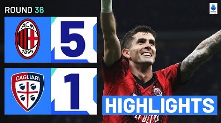 MILAN-CAGLIARI 5-1 | HIGHLIGHTS | Pulisic Nets Twice | Serie A 2023/24