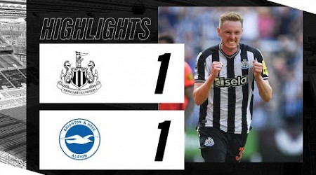 Newcastle United 1 Brighton and Hove Albion 1 | Premier League Highlights