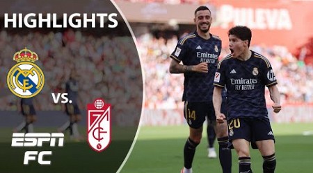 Granada vs. Real Madrid | LALIGA Highlights | ESPN FC