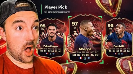 THE BEST REWARDS EVER! 3 X RANK 1 LIGUE 1 TOTS REWARDS ON FC24!