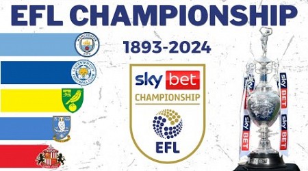 EFL Championship Winners (1893 - 2024)