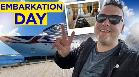 EMBARKATION DAY IN SOUTHAMPTON | P&amp;O Arcadia Cruise Vlog