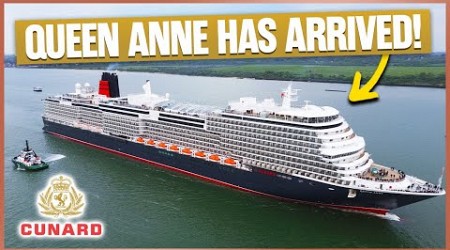 Cunard | Queen Anne&#39;s Maiden Arrival to Southampton