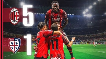 Bennacer-Pulisic-Reijnders-Leão for a five-star show | AC Milan 5-1 Cagliari | Highlights Serie A