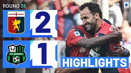 GENOA-SASSUOLO 2-1 | HIGHLIGHTS | Own Goal Seals I Neroverdi&#39;s Fate | Serie A 2023/24