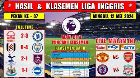 Hasil Liga Inggris Tadi Malam ~ NOTTINGHAM vs CHELSEA ~ FULHAM vs MAN CITY ~ EPL 2024 Pekan Ke 37