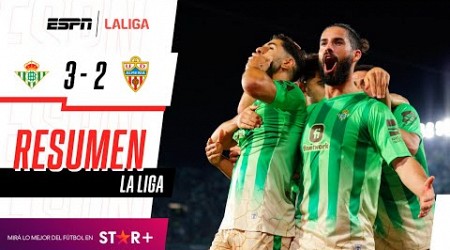 ¡TRIUNFO VITAL DEL VERDIBLANCO PARA BUSCAR LUGAR EN LA EUROPA LEAGUE! | Betis 3-2 Almería | RESUMEN