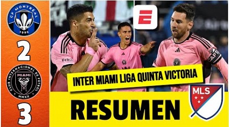 INTER MIAMI de MESSI remontó y ganó 2-3 al MONTREAL FC. Goles Suárez, Matías Rojas y Cremaschi | MLS