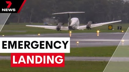 Plane makes emergency landing at Newcastle airport | 7 News Australia