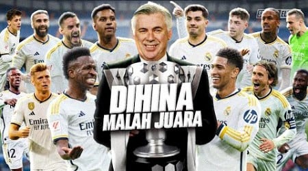 Disepelekan sampai Dihina, Real Madrid Tetap Juara La Liga