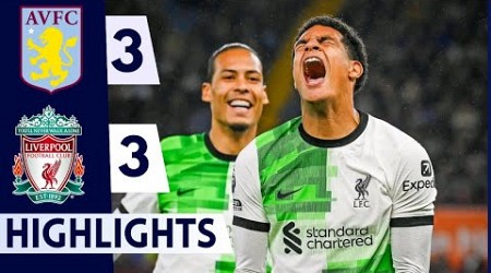 Aston Villa vs Liverpool (3-3) | All Goals &amp; Extended Highlights | Premier League 2023/24