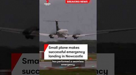 Small plane makes successful emergency landing in Newcastle