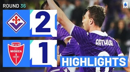 FIORENTINA-MONZA 2-1 | HIGHLIGHTS | Arthur secures home win for La Viola | Serie A 2023/24