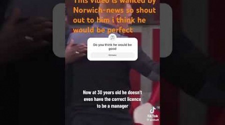 Will still maybe a hull city manager shout out to Norwich-news for asking me to make this video