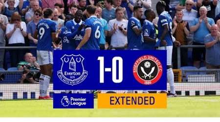 EXTENDED PREMIER LEAGUE HIGHLIGHTS: EVERTON 1-0 SHEFFIELD UNITED