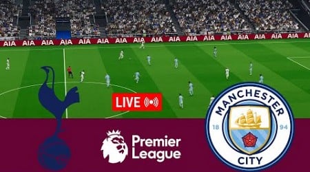 [LIVE] Tottenham Hotspur vs Manchester City Premier League 23/24 Full Match - Video Game Simulation