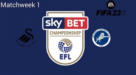 23/24 SkyBet Championship, Matchweek 1, Swansea vs Millwall