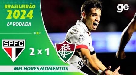 SÃO PAULO 2 X 1 FLUMINENSE | MELHORES MOMENTOS | 6ª RODADA BRASILEIRÃO 2024 | ge.globo