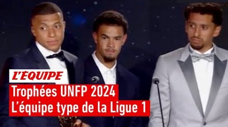 Trophées UNFP 2024 - Mbappé, Dembélé, Aubameyang... L&#39;équipe type de la saison en Ligue 1