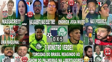 TORCIDAS DO BRASIL AO LIVERPOOL 0X5 PALMEIRAS COM SHOW DO ENDRICK E VEIGA - ABEL FERREIRA IMPARÁVEL