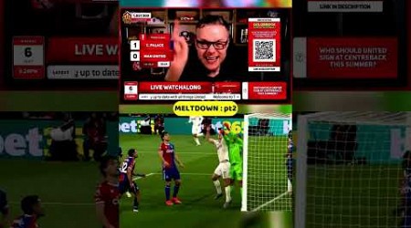 Crystal Palace vs Man Utd Goldbridge reacts... 