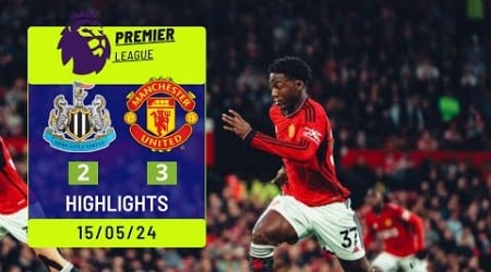 Manchester United vs Newcastle 3-2 || Extended Highlights &amp; All Goals || Premier League 2023/24