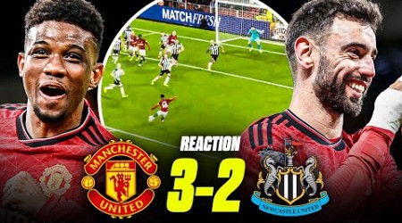 Bruno Is OUR HEARTBEAT, Amad Is TOP CLASS | Man Utd 3-2 Newcastle Reaction