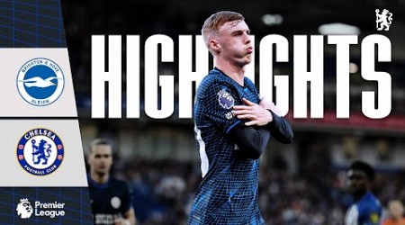 Brighton 1-2 Chelsea | HIGHLIGHTS - Palmer and Nkunku boost European hopes! | Premier League 23/24