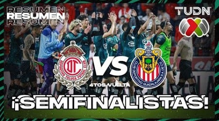 Resumen y goles | Toluca (0)vs(1) Chivas | CL2024 - Liga Mx 4tos | TUDN