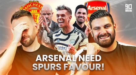 MAN UNITED 0-1 ARSENAL- TITLE RACE goes to FINAL DAY! Can Spurs help The Gunners?!