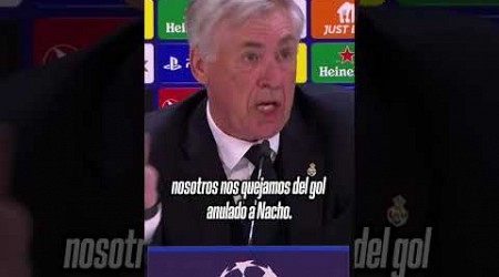 &quot;LA JUGADA DEL FINAL ES MUY CLARA&quot;: Ancelotti sobre la POLÉMICA ante el Bayern Munich | #Shorts