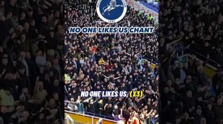 Millwall no one likes us chant #millwallfc #millwall #footballchants #awaydays #footballshorts