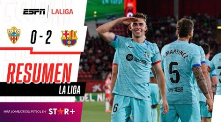 ¡DOBLETE DE FERMÍN LÓPEZ Y VICTORIA DEL BARÇA ANTE LOS INDÁLICOS! | Almería 0-2 Barcelona | RESUMEN