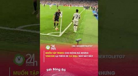 Vinicius có hành động khó hiểu với cầu thủ Bayern Munich#24hbongda #shorts #24hmedia