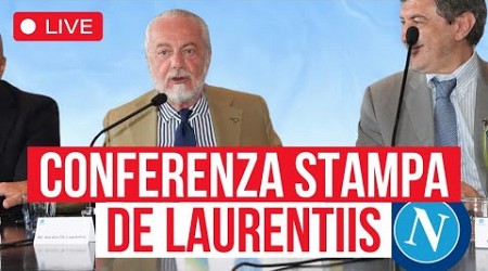 De Laurentiis in conferenza stampa LIVE 