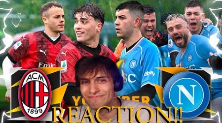 BLUR REACTION~YOUTUBER LEAGUE: MILAN-NAPOLI