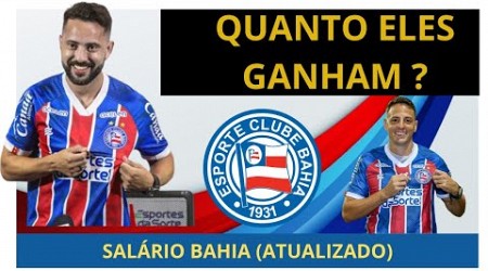 Salário dos jogadores do Bahia 2024.(Everton Ribeiro, Cauly, Jean Lucas )