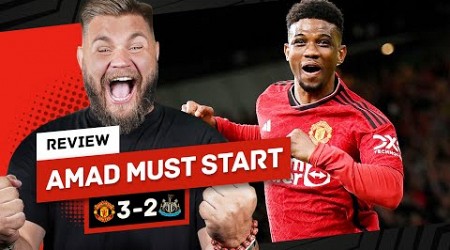 Amad Diallo MUST Start Games! Man United 3-2 Newcastle Reaction