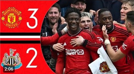 Manchester United vs Newcastle 3-2 Extended Highlights &amp; All Goals || Premier Leagu