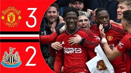 Kobbie Mainoo Goal | Manchester United vs Newcastle 3-2 Extended Highlights | Premier League 2023/24