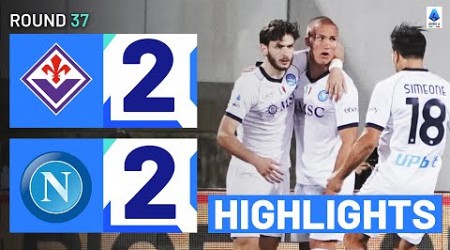 FIORENTINA-NAPOLI 2-2 | HIGHLIGHTS | Kvaratskhelia rescues draw for Napoli | Serie A 2023/24