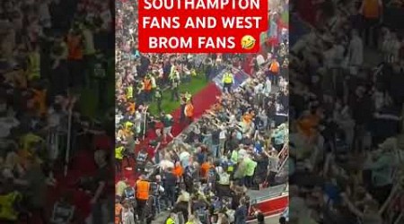 Looks like it could boil over #championship #football #efl #southampton #westbrom #fans #playoffs